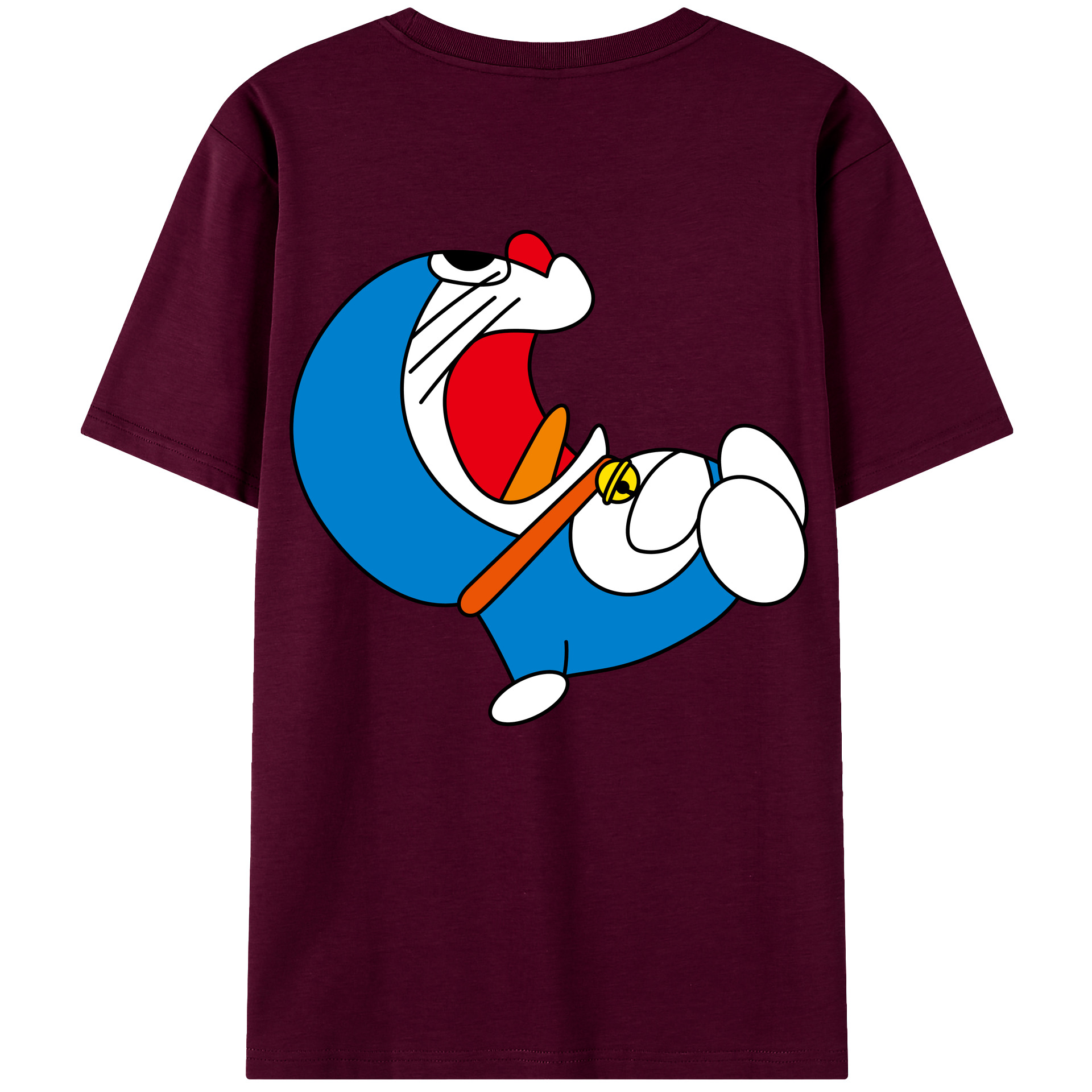 （画像用） ドラえもん Doraemon レディース半袖Tシャツ(バックプリント)